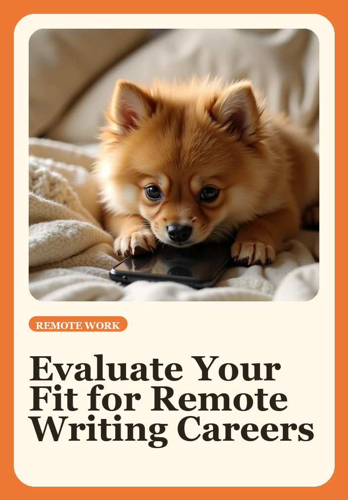 Deciding If a Remote Writing Job Fits Your Career Goals
