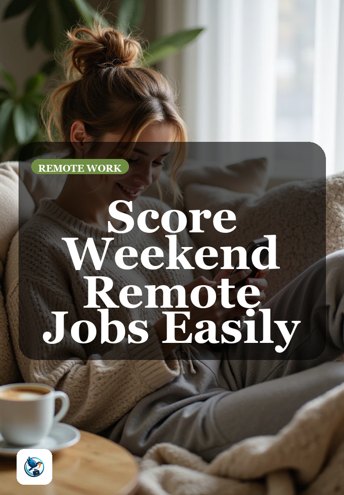 Remote Weekend Jobs You Can Land Without Extensive Experience